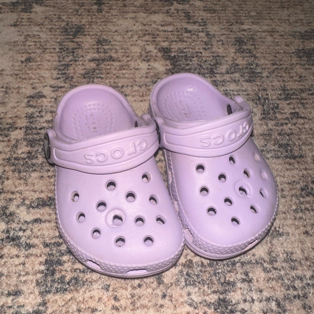Crocs Purple Size C4